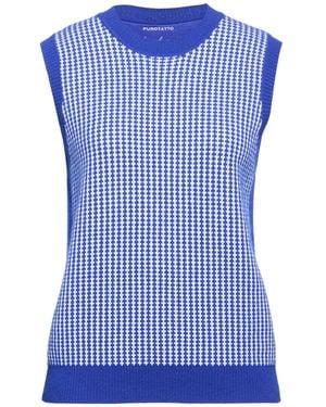 Purotatto Jumper Cashmere, Cotton - Blue