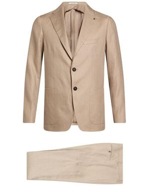Tagliatore Suit Linen - Natural