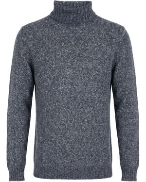 Heritage Rollkragenpullover - Blau