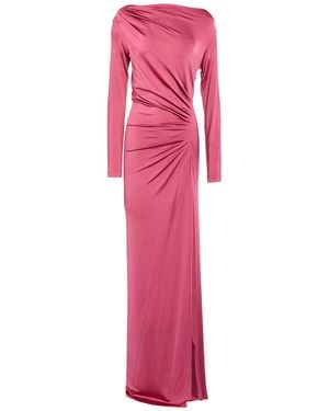 Victoria Beckham Maxi Dress Viscose, Elastane - Pink