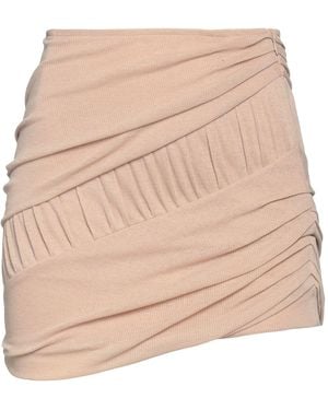 ANDREADAMO Mini Skirt Cotton, Nylon - Natural