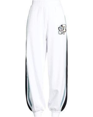 EA7 Trousers Cotton, Elastane - White