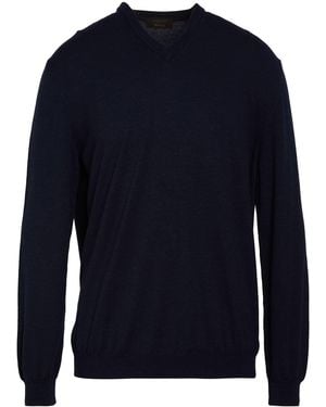 Zanone Midnight Sweater Virgin Wool, Polyamide - Blue