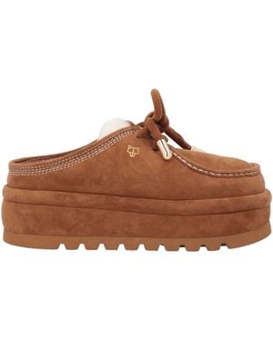 Naked Wolfe Mules & Clogs - Braun