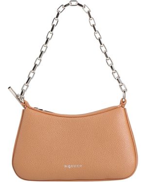 McQueen Camel Handbag Leather - Brown