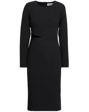 Ice Play Midi Dress Polyester, Viscose, Elastane - Black
