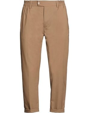 Yes London Light Trousers Wool, Polyester, Elastane - Natural