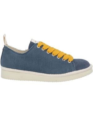 Pànchic Sneakers Leather, Textile Fibers - Blue