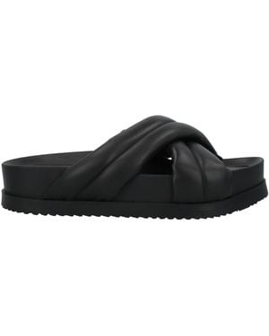 OA non-fashion Sandals Soft Leather - Black
