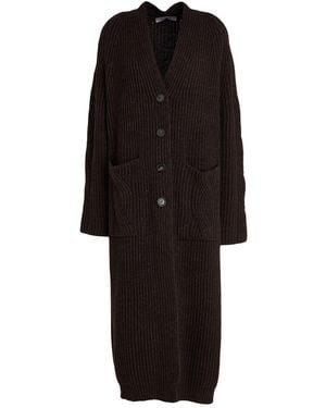 D.exterior Cardigan Wool, Viscose, Polyamide, Cashmere, Silk - Black