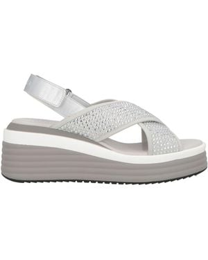 Apepazza Sandals Textile Fibres - White