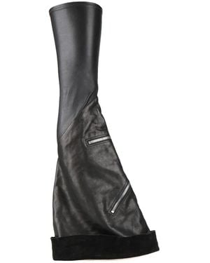 Rick Owens Boot Leather - Black