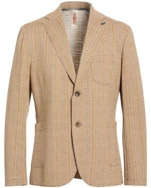 Bob Camel Blazer Cotton, Polyester, Elastic Fibres - Natural