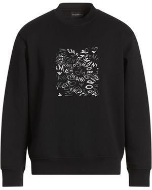 Emporio Armani Sweatshirts - Black