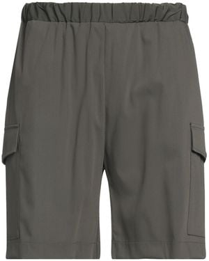Brian Dales Shorts & Bermuda Shorts Polyester, Wool, Polyamide, Elastane - Gray