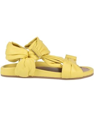 Red(V) Sandals - Yellow
