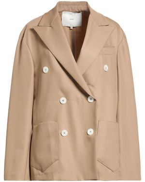 Setchu Camel Blazer Wool, Mohair Wool - Natural