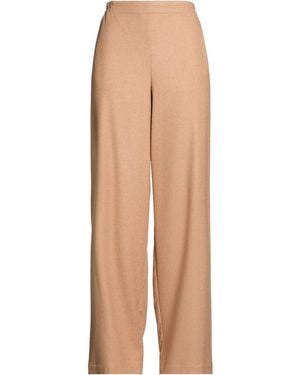 Niu Camel Pants Polyester, Viscose, Wool, Elastane - Natural