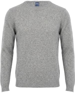 Fedeli Sweater Virgin Wool, Nylon, Cashmere, Elastane - Gray