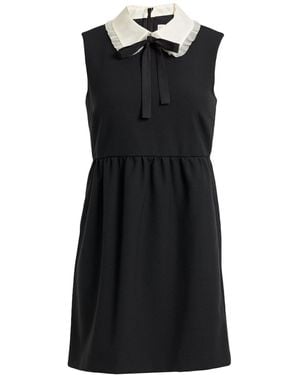 RED Valentino Mini Dress Polyester, Viscose, Elastane - Black