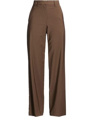 Matteau Dark Pants Wool, Econyl, Lycra - Brown