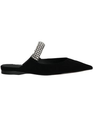 Lola Cruz Mules & Clogs - Black
