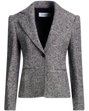 Max Mara Blazer Virgin Wool, Silk - Black