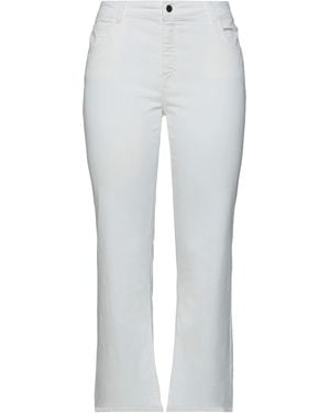 Marella Pants Lyocell, Cotton, Elastane - White
