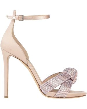 Ninalilou Antique Rose Sandals Textile Fibers - Pink