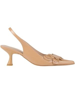 Zinda Camel Pumps Leather - Natural