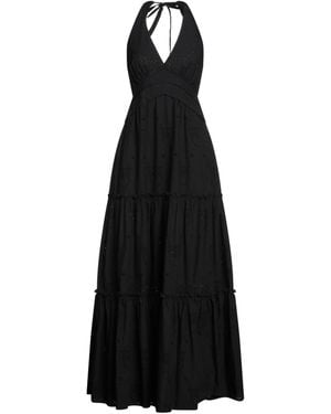 Pinko Maxi Dress Cotton - Black