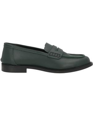 Nila & Nila Deep Loafers Leather - Green