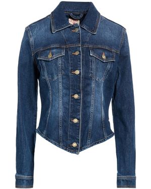 Guess Denim Outerwear Cotton, Lyocell, Elastane - Blue