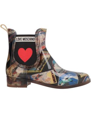Moschino graffiti boots online