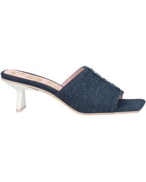 Ras Midnight Sandals Textile Fibers - Blue