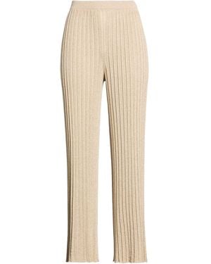 Kontatto Pants Viscose, Polyamide, Metallic Fiber - Natural