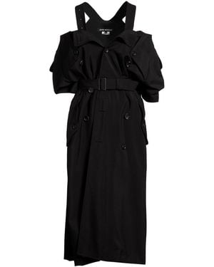 Junya Watanabe Midi-Kleid - Schwarz