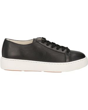 Santoni Trainers - Black
