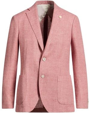 Lardini Blazer Linen, Wool - Pink