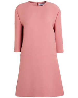 Dior Antique Rose Mini Dress Wool, Silk - Pink