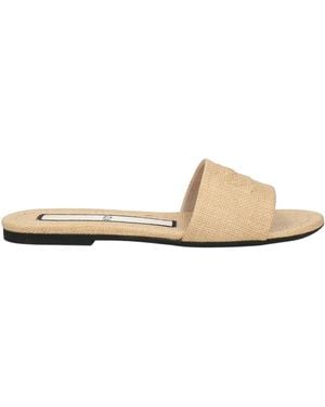 N°21 Sandals Textile Fibres - White