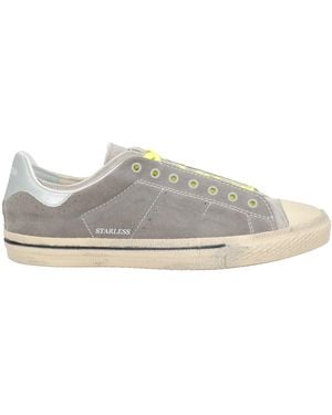 HIDNANDER Trainers Leather, Textile Fibres - White