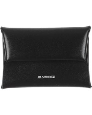 Jil Sander Coin Purse Leather - Black