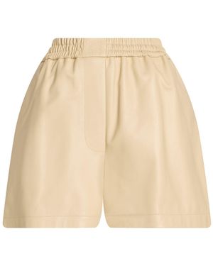 Loewe Shorts & Bermuda Shorts Lambskin - Natural