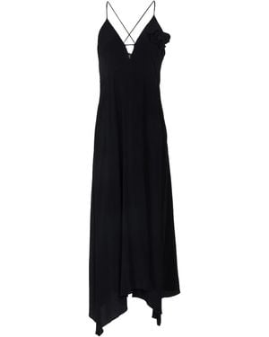 ViCOLO Maxi Dress Acetate, Silk - Black