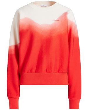 Ferragamo Sweatshirt Cotton - Red