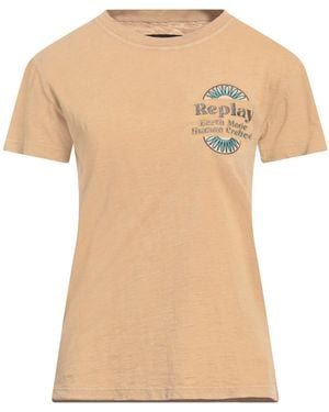 Replay T-Shirt Cotton - Natural