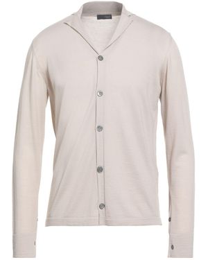 Drumohr Cardigan Super 140S Wool - Natural