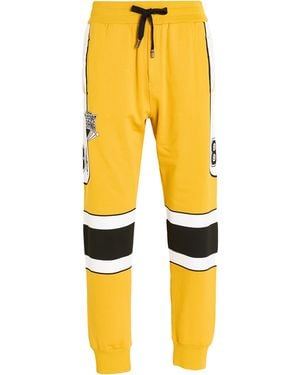 Dolce & Gabbana Trousers Cotton - Yellow