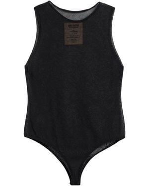 Uma Wang Bodysuit Cotton, Nylon - Black